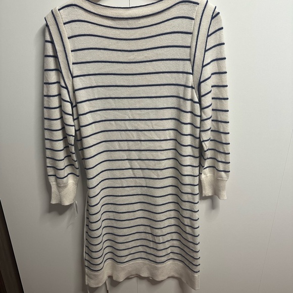 Marc By Marc Jacobs Navy and Cream Striped Dress - Picture 8 of 9